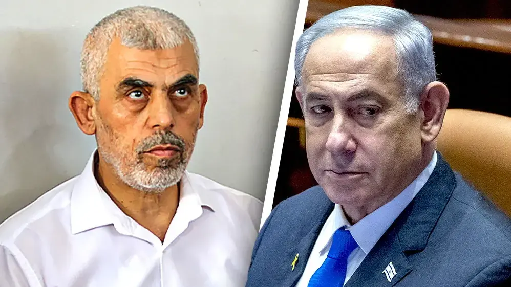 ראש הממשלה בנימין נתניהו, יחיא סינוואר ראש הממשלה בנימין נתניהו, יחיא סינוואר