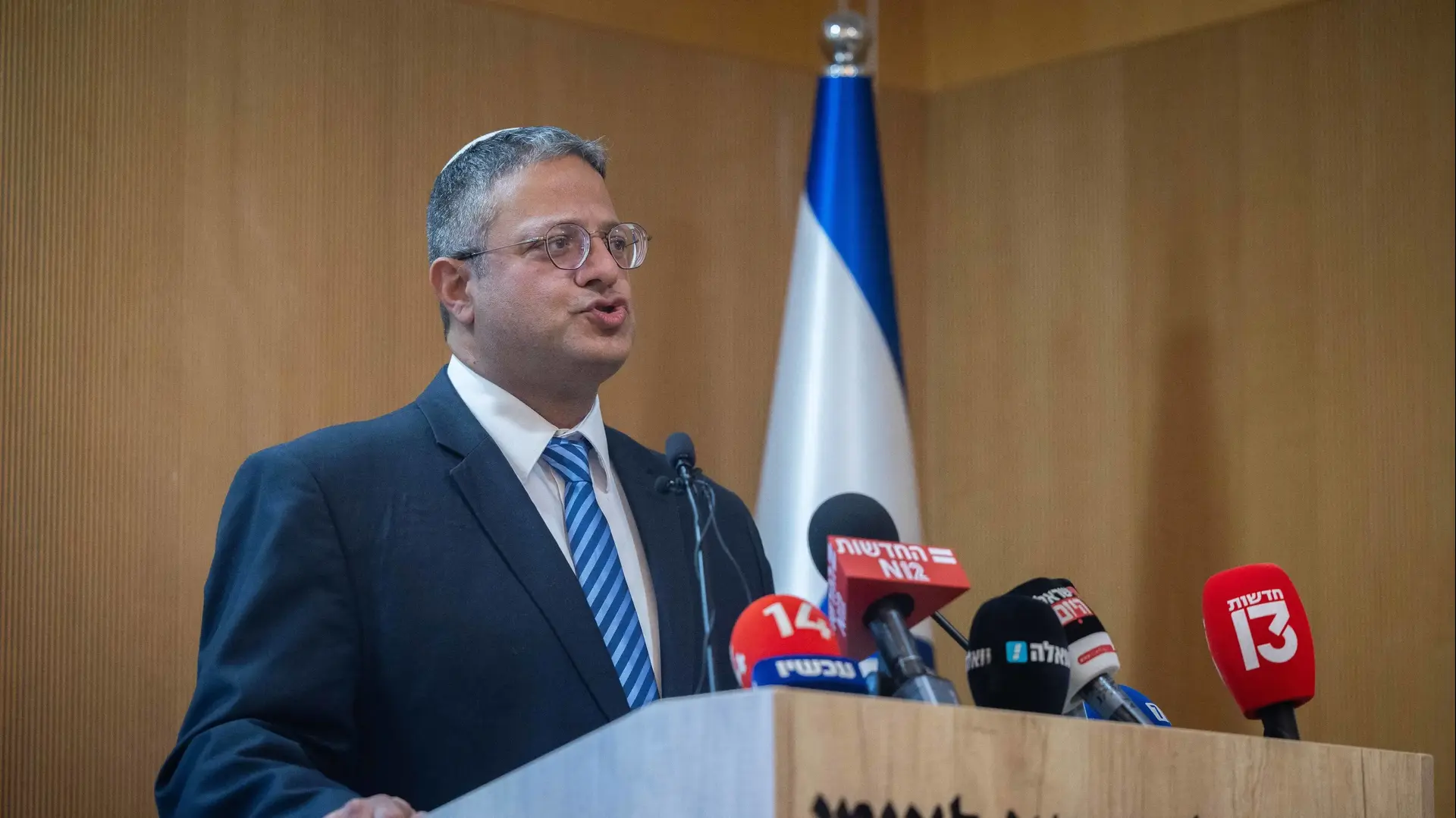איתמר בן גביר, המשרד לביטחון לאומי, 24 בינואר 2023 איתמר בן גביר, המשרד לביטחון לאומי, 24 בינואר 2023