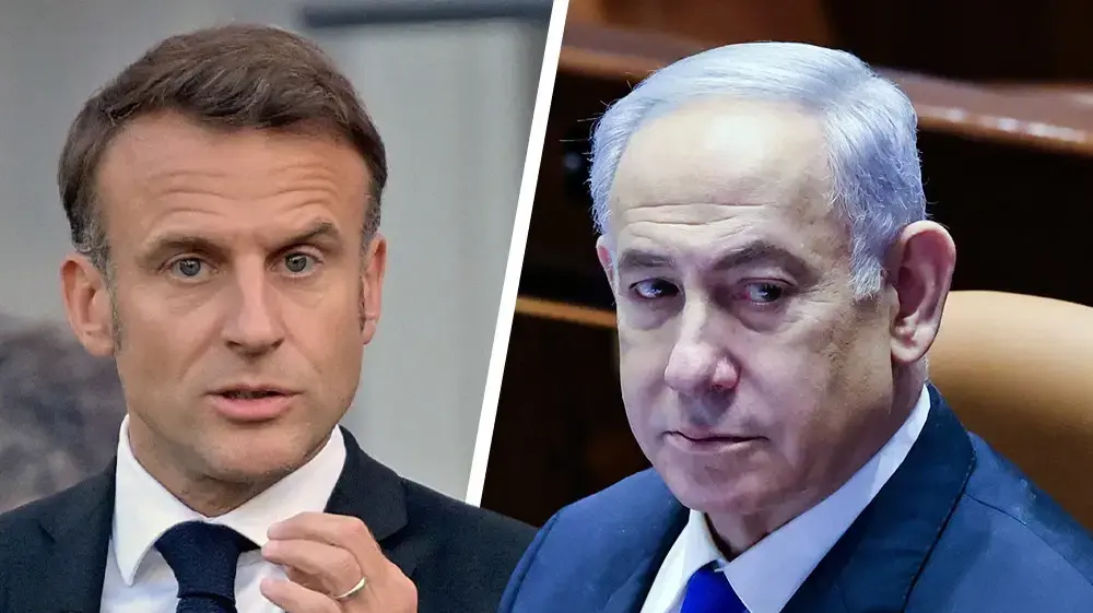 רה"מ בנימין נתניהו, נשיא צרפת עמנואל מקרון רה"מ בנימין נתניהו, נשיא צרפת עמנואל מקרון