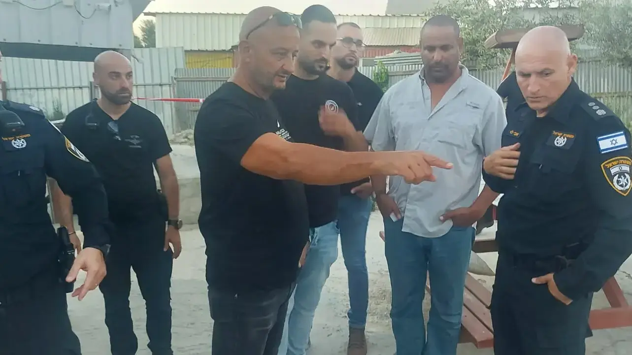 זירת הרצח ברהט, 18 ביולי 2024 זירת הרצח ברהט, 18 ביולי 2024