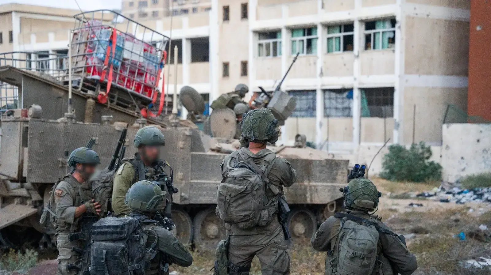 פשיטת צה"ל על מתחם אונר"א ברצועת עזה. 20 ביולי 2024