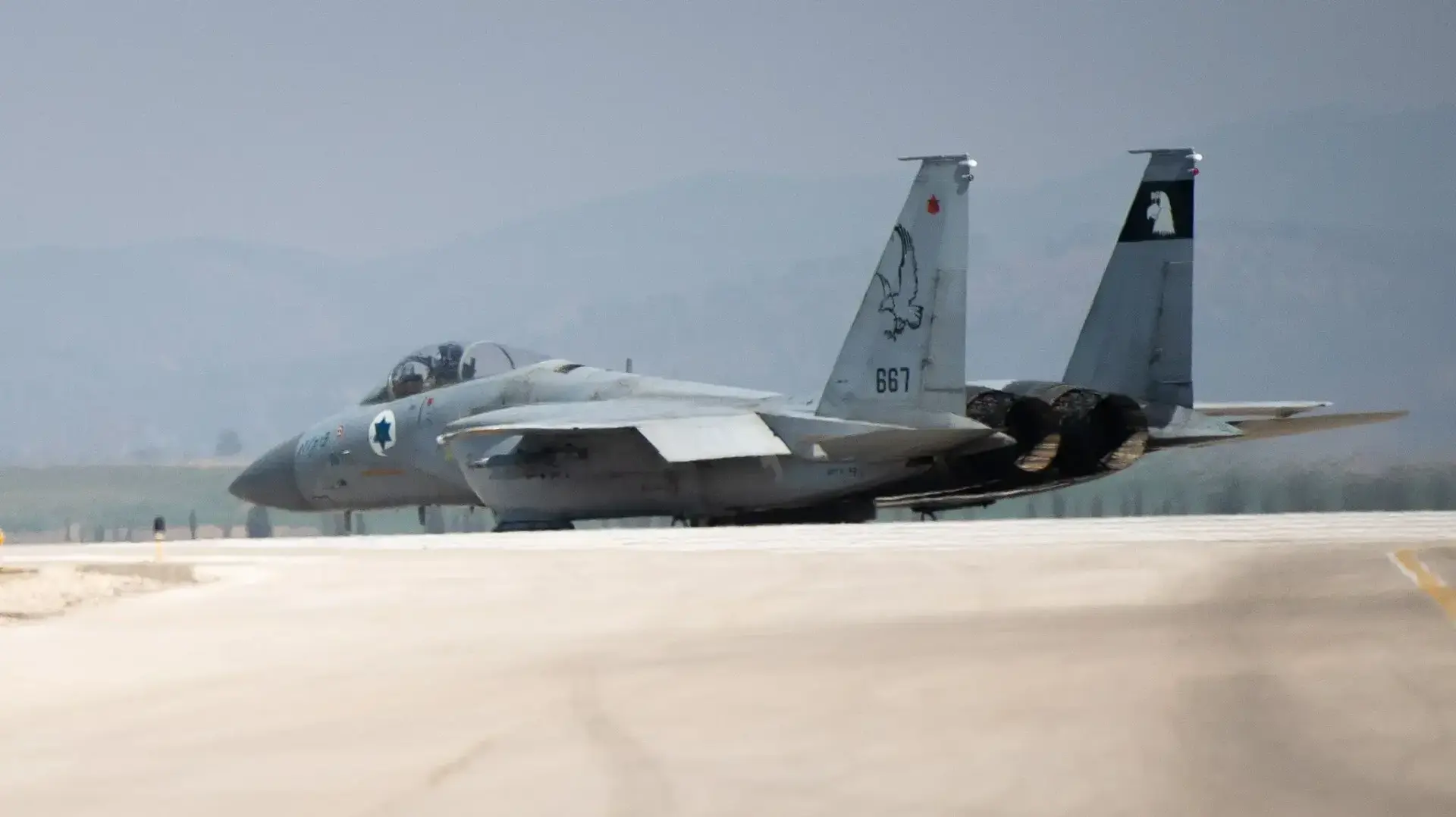 מטוסי בז F15 בדרכם לתקיפה בתימן .20 ביולי 2024 מטוסי בז F15 בדרכם לתקיפה בתימן .20 ביולי 2024