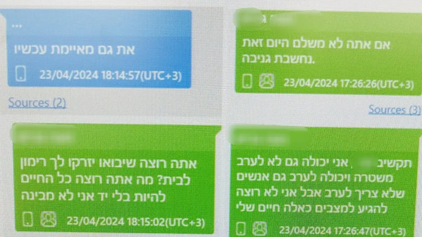 פרשיית הונאה וסחיטה ברשת הכוללת כ-100 תיקים בהיקף של כ 700 אלף שח 22 ביולי 2024 פרשיית הונאה וסחיטה ברשת הכוללת כ-100 תיקים בהיקף של כ 700 אלף שח 22 ביולי 2024