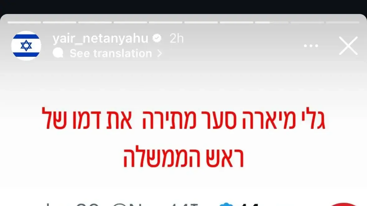 יאיר נתניהו נגד היועמ"שית: מתירה את דמו של ראש הממשלה יאיר נתניהו נגד היועמ"שית: מתירה את דמו של ראש הממשלה