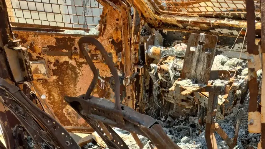 אותרו ברכבים מאירועי השביעי לאוקטובר ממצאים ושרידים בניהן חלקי עצמות של חללים