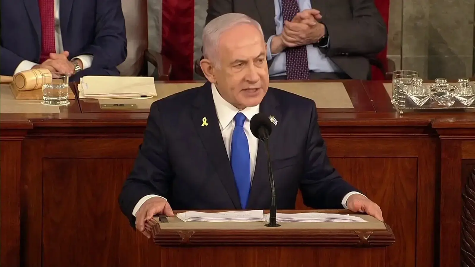 ראש הממשלה בנימין נתניהו נואם בקונגרס האמריקני, 24 ביולי 2024