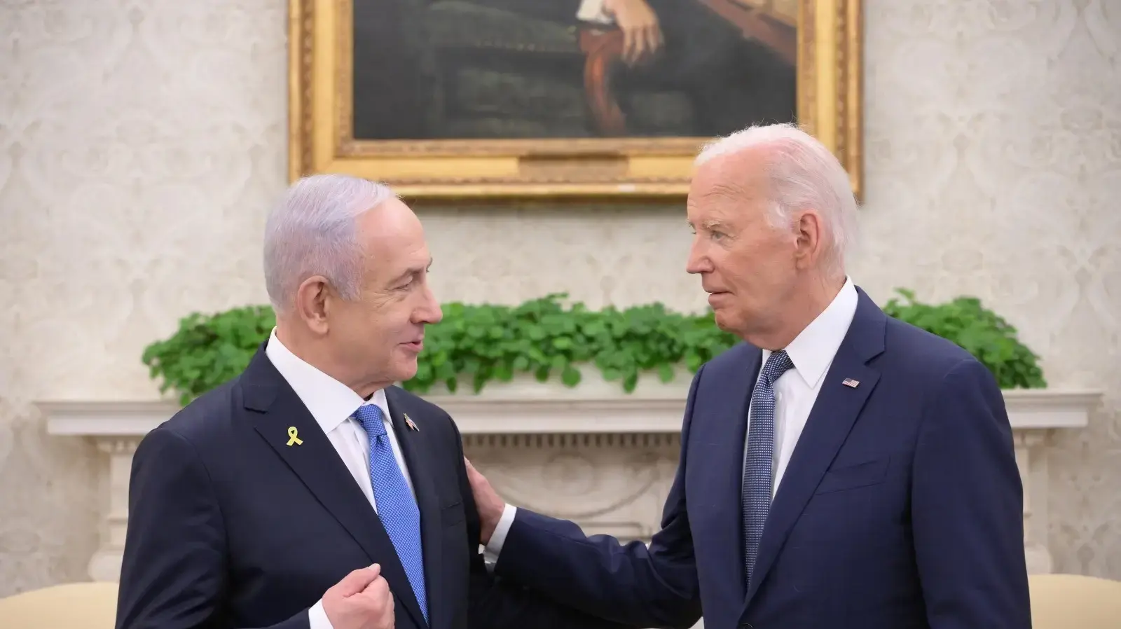 פגישת רה"מ בנימין נתניהו עם נשיא ארה"ב ג'ו ביידן, הבית לבן, 25 ביולי 2024 פגישת רה"מ בנימין נתניהו עם נשיא ארה"ב ג'ו ביידן, הבית לבן, 25 ביולי 2024