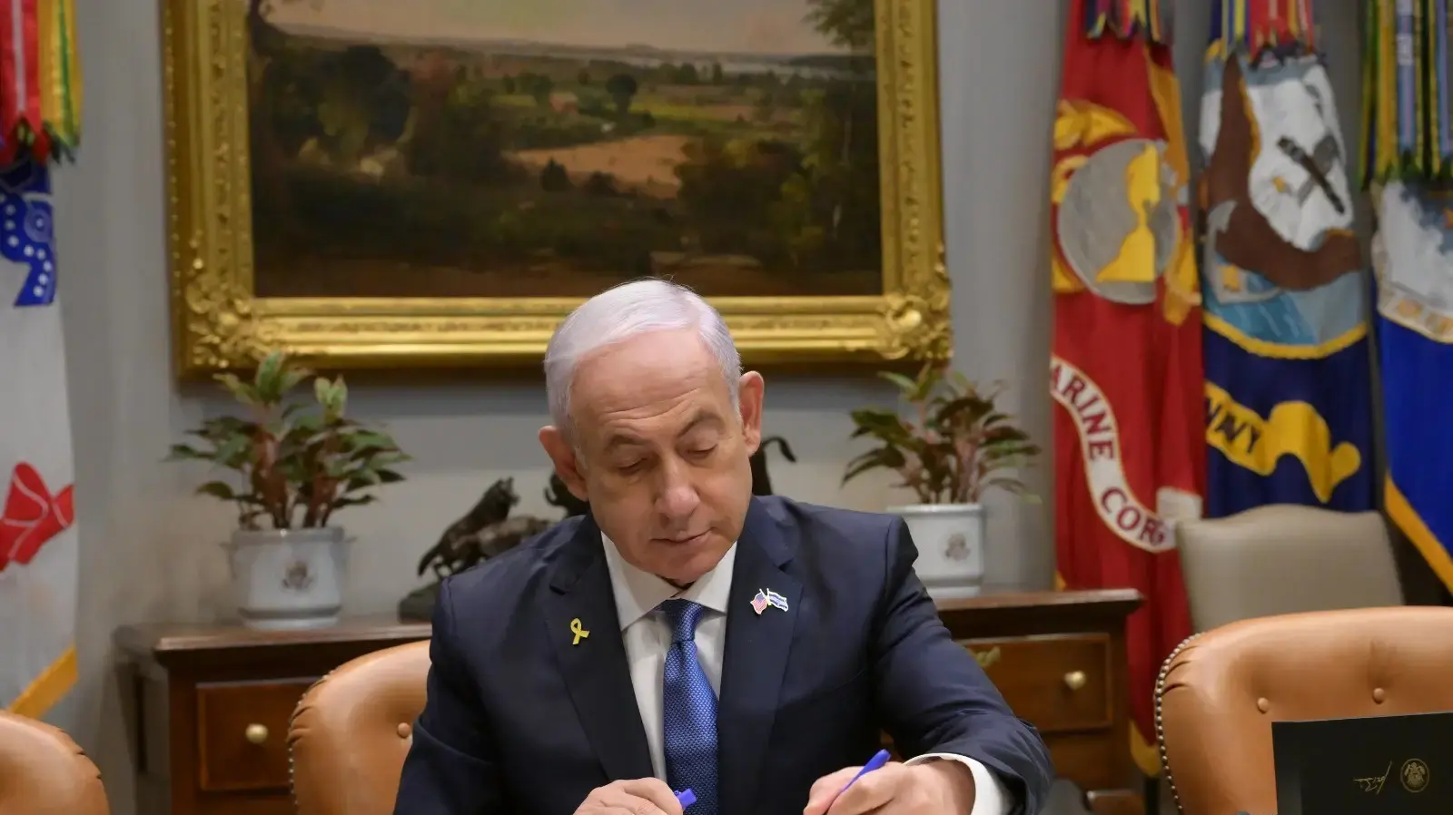 פגישת רה"מ בנימין נתניהו עם נשיא ארה"ב ג'ו ביידן, הבית לבן, 25 ביולי 2024