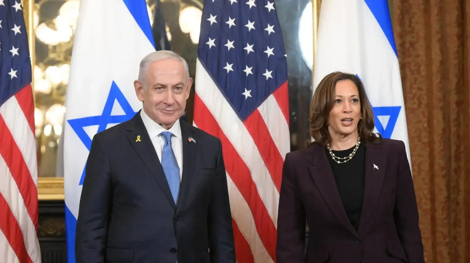 פגישת בנימין נתניהו קמלה האריס פגישת בנימין נתניהו קמלה האריס