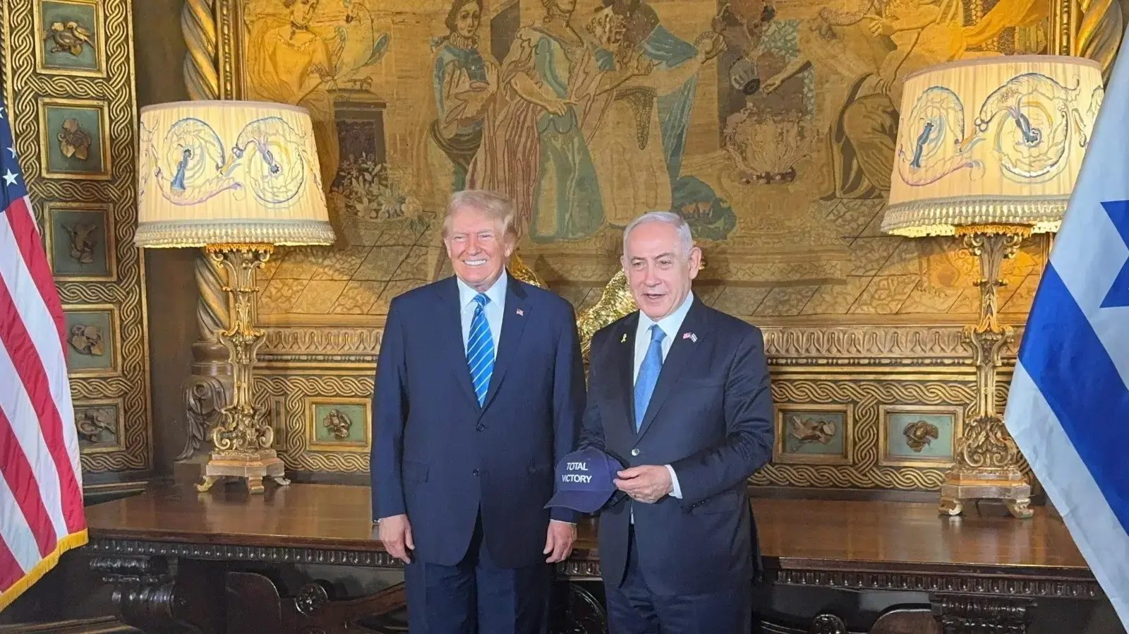 טראמם נפגש עם נתניהו טראמם נפגש עם נתניהו