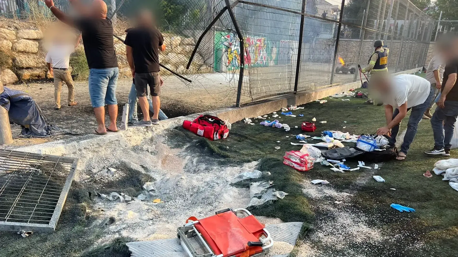 פגיעת רקטה במגרש משחקים במגד'ל שמס, 27 ביולי 2024