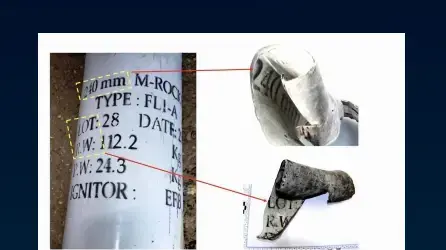 השוואה של חלקי טיל ה'פלק' 1 ששוגר למגרש המשחקים במג'דל שמס מלבנון למול טיל ה'פלק' 1 האיראני 28 ביולי 2024 השוואה של חלקי טיל ה'פלק' 1 ששוגר למגרש המשחקים במג'דל שמס מלבנון למול טיל ה'פלק' 1 האיראני 28 ביולי 2024