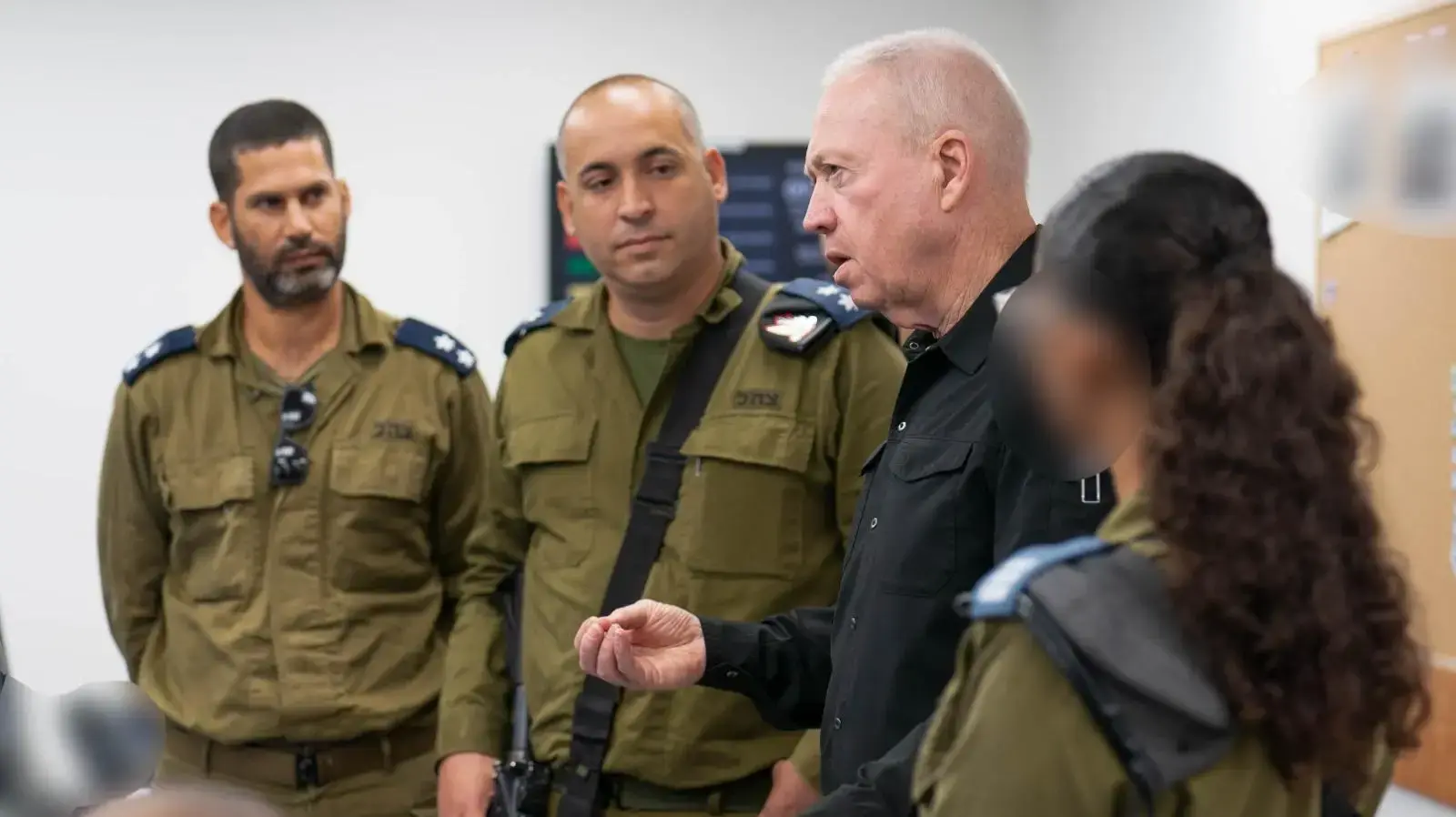 שר הביטחון יואב גלנט ביקר היום בסוללת חץ, 31 ביולי 2024 