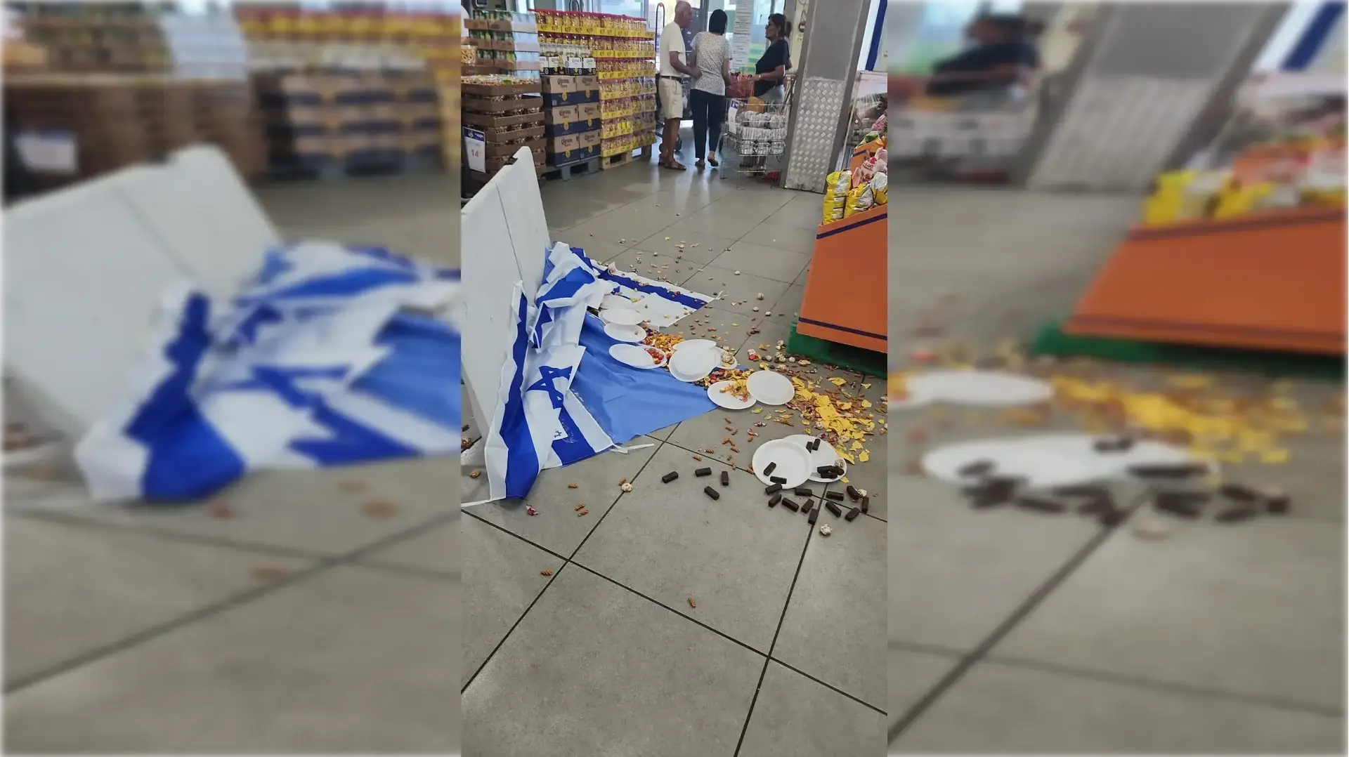 רשת ויקטורי הציבו שולחן לכבוד חגיגות חיסול איסמעיל הנייה ,ראש העין 31.ביולי 2024