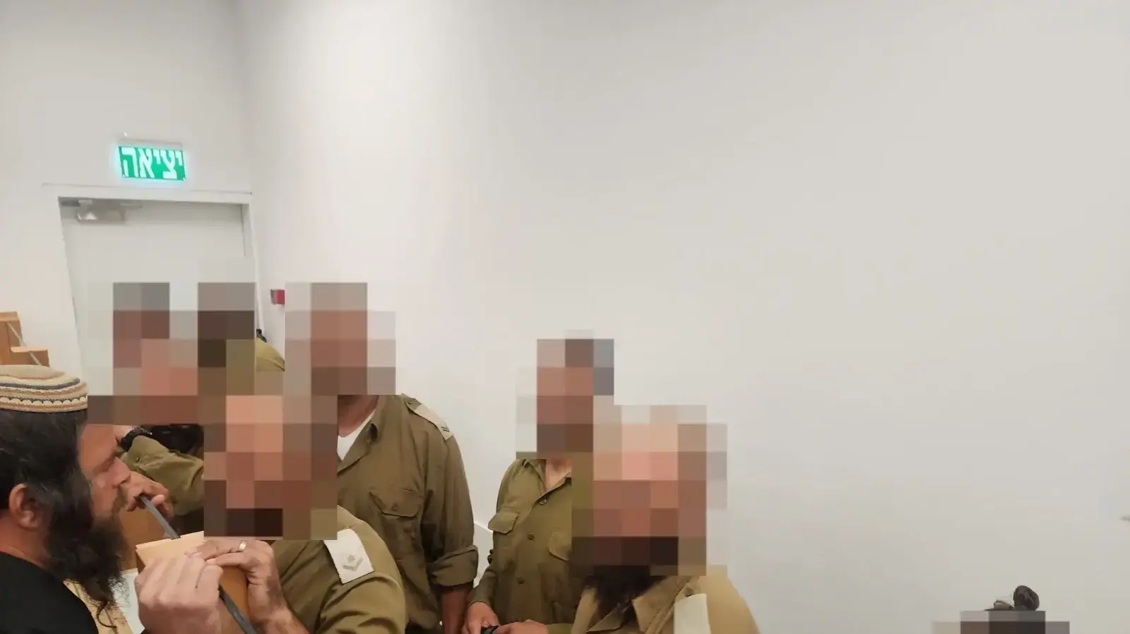 דיון הארכת מעצר לחיילים החשודים בתקיפת מחבל נוח'בה. בית ליד, 4 באוגוסט 2024