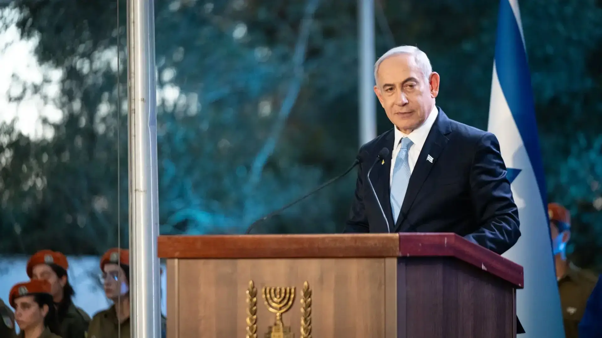 ראש הממשלה בנימין נתניהו בטקס האזכרה הממלכתי לזאב ז'בוטינסקי