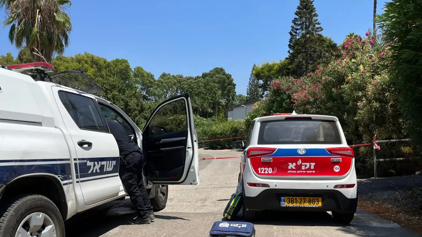 גופת אישה נמצאה בתוך רכב בשפיים.
