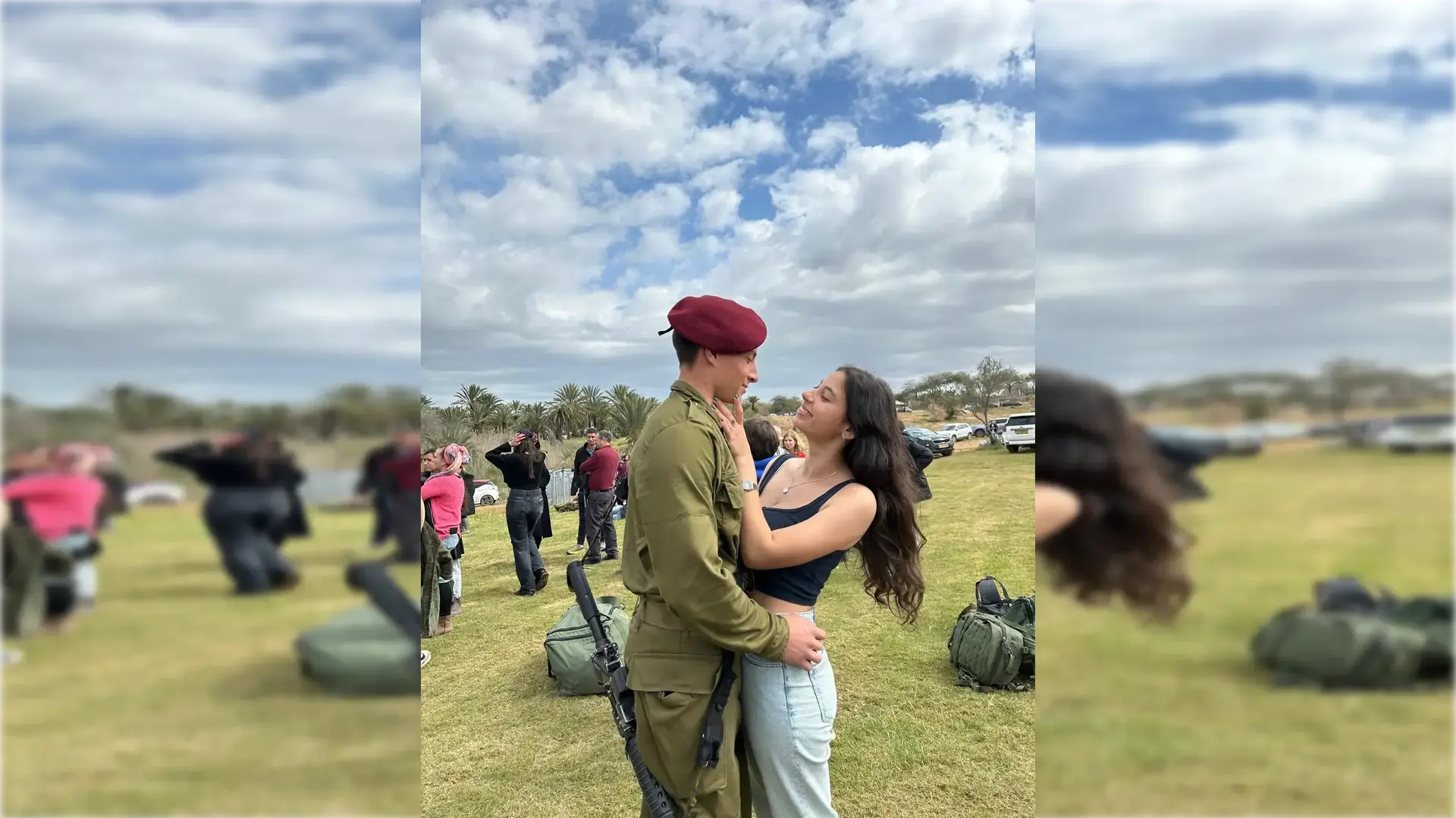 סמל עומר גינזבורג ובת זוגו מיקה סמל עומר גינזבורג ובת זוגו מיקה