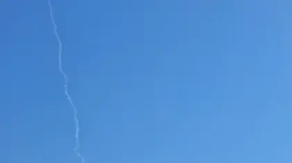 שני שיגורים מרצוצועת עזה בשמי תל אביב שני שיגורים מרצוצועת עזה בשמי תל אביב