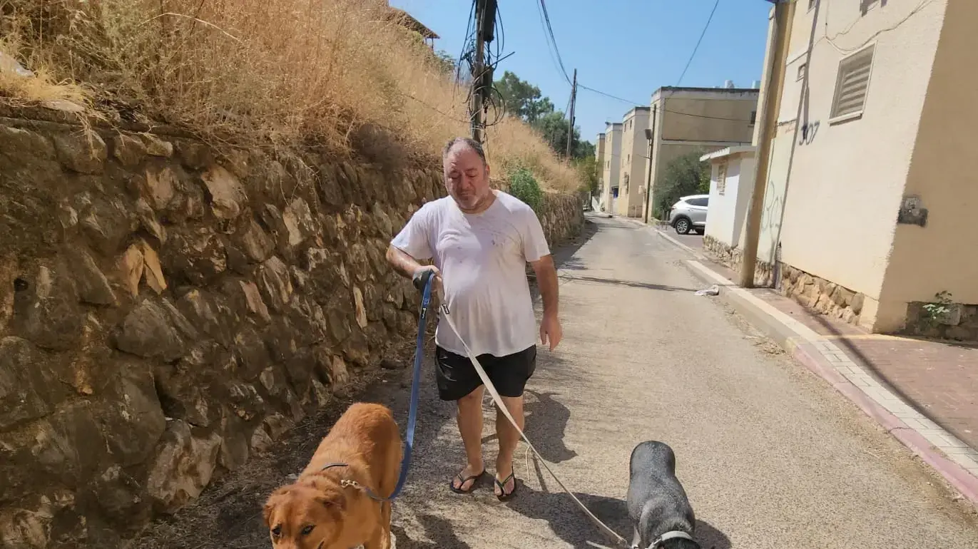 יצחק דמארי, תושב קריית שמונה, 14 באוגוסט 2024 יצחק דמארי, תושב קריית שמונה, 14 באוגוסט 2024