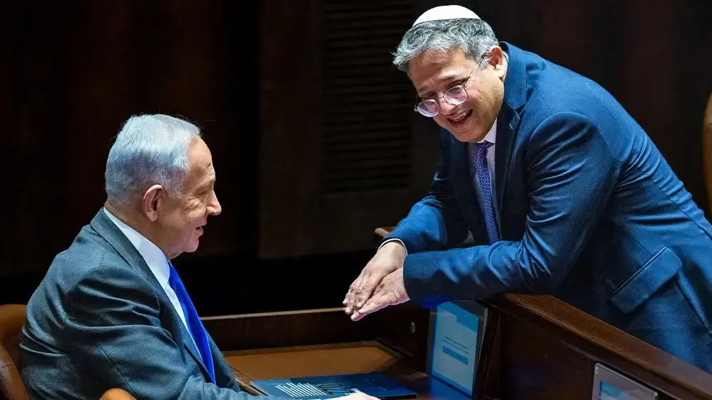 איתמר בן גביר וראש הממשלה בנימין נתניהו איתמר בן גביר וראש הממשלה בנימין נתניהו