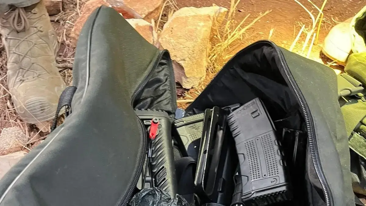 אמצעי הלחימה שהוחרמו בתום מבצע בחטיבת הבקעה והעמקים. 14 באוגוסט 2024 אמצעי הלחימה שהוחרמו בתום מבצע בחטיבת הבקעה והעמקים. 14 באוגוסט 2024