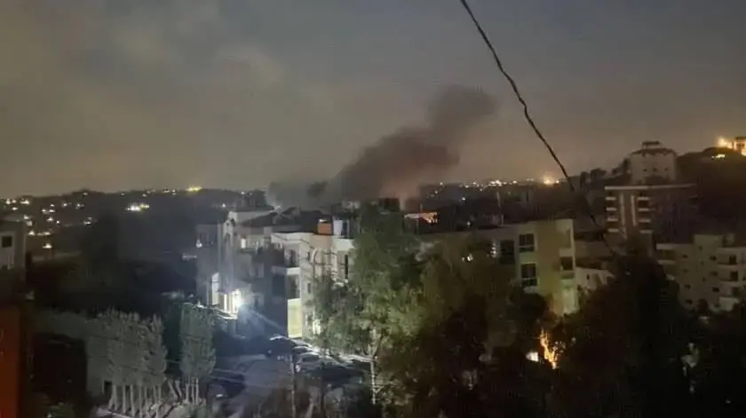תקיפה ישראלית נבטיה דרום לבנון תקיפה ישראלית נבטיה דרום לבנון
