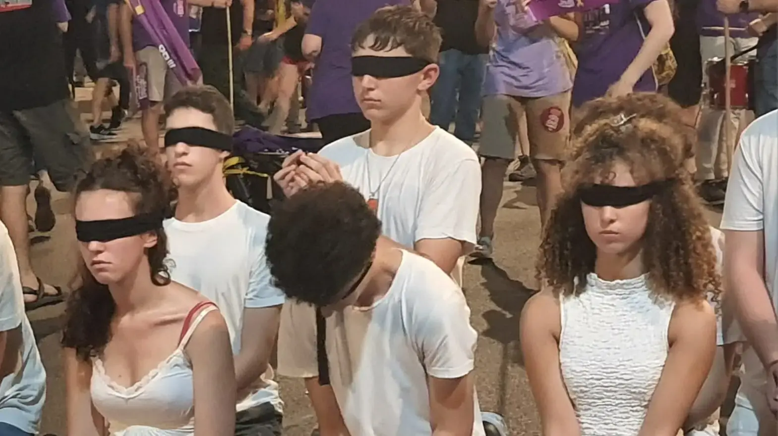 מחאה בדרישה לאשר עסקה להשבת חטופים, קפלן, 17 באוגוסט 2024 מחאה בדרישה לאשר עסקה להשבת חטופים, קפלן, 17 באוגוסט 2024