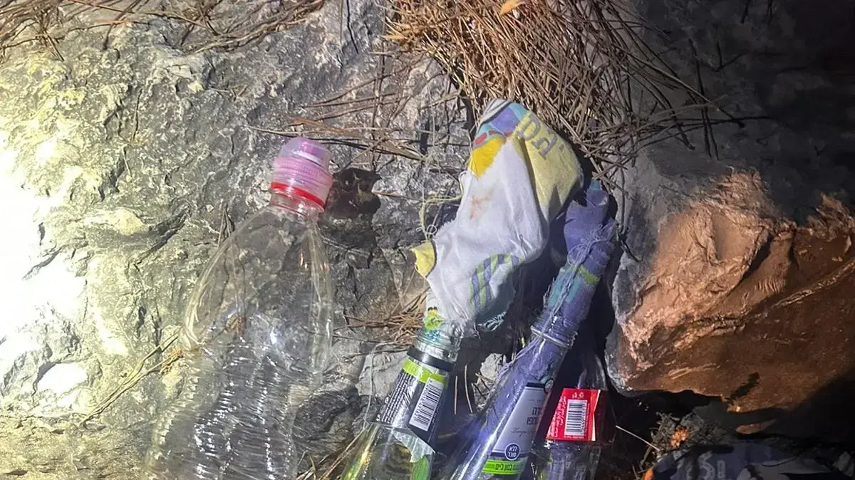 בקבוקי תבערה שהכינה חוליית המחבלים שתכננה לבצע פיגוע על כביש 85