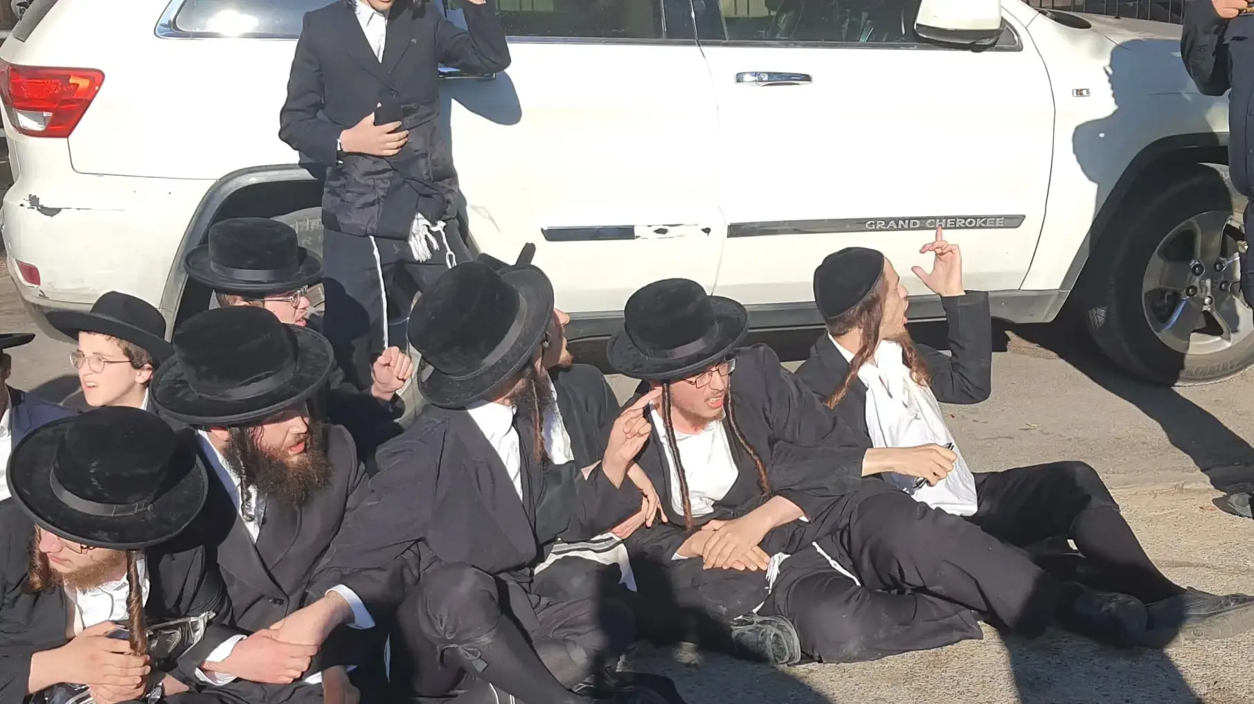 הפגנת חרדים, לשכת גיוס ירושלים, 21 באוגוסט 2024 הפגנת חרדים, לשכת גיוס ירושלים, 21 באוגוסט 2024