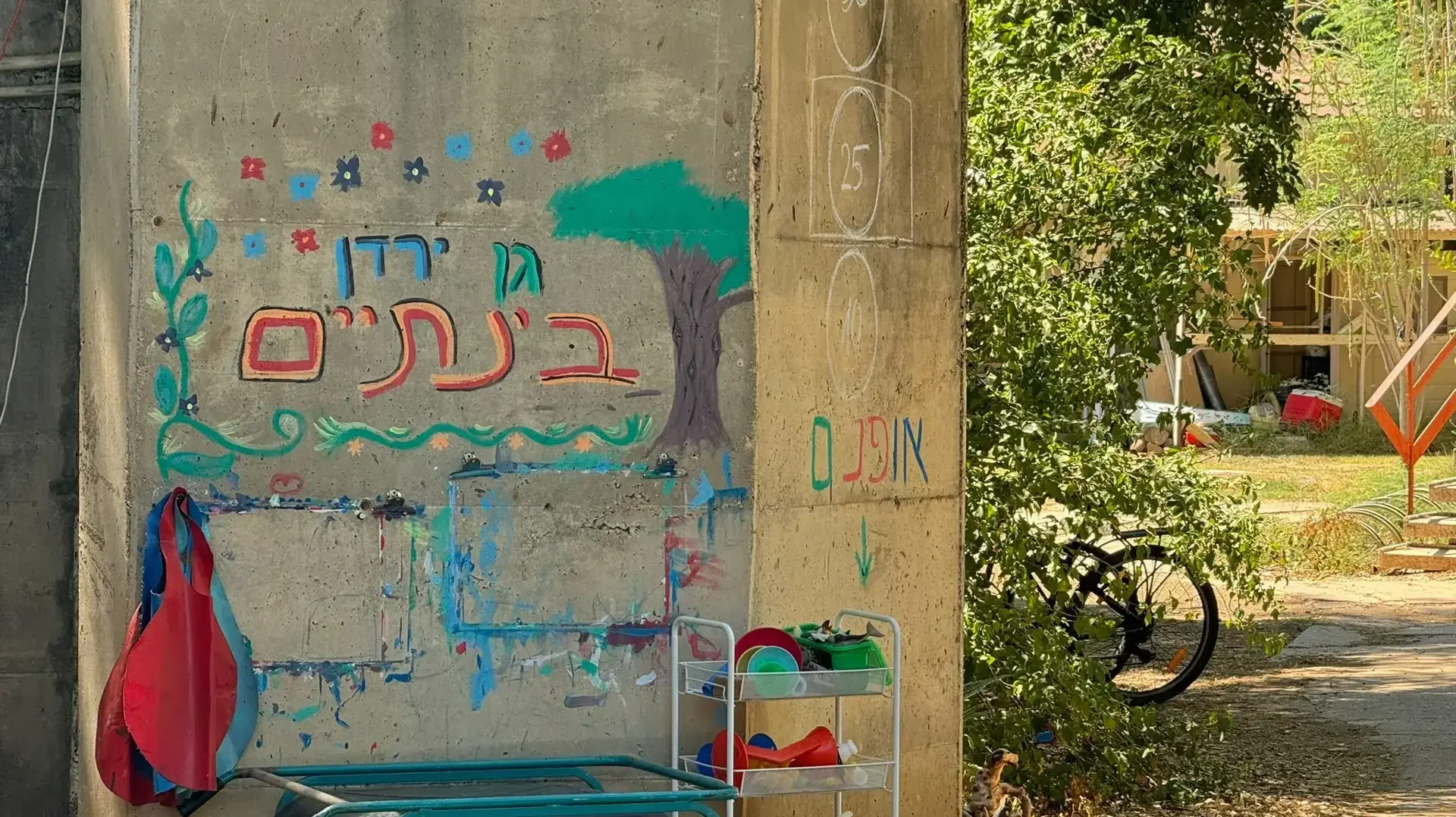 גן "בינתיים", בתוך מקלט בקיבוץ עמיר, 21 באוגוסט 2024 גן "בינתיים", בתוך מקלט בקיבוץ עמיר, 21 באוגוסט 2024