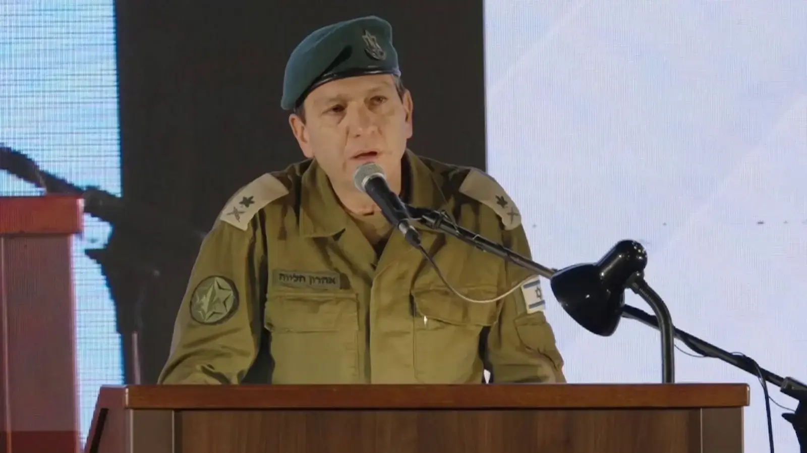 ראש אמ"ן היוצא אהרון חליווה .21 באוגוסט 2024 