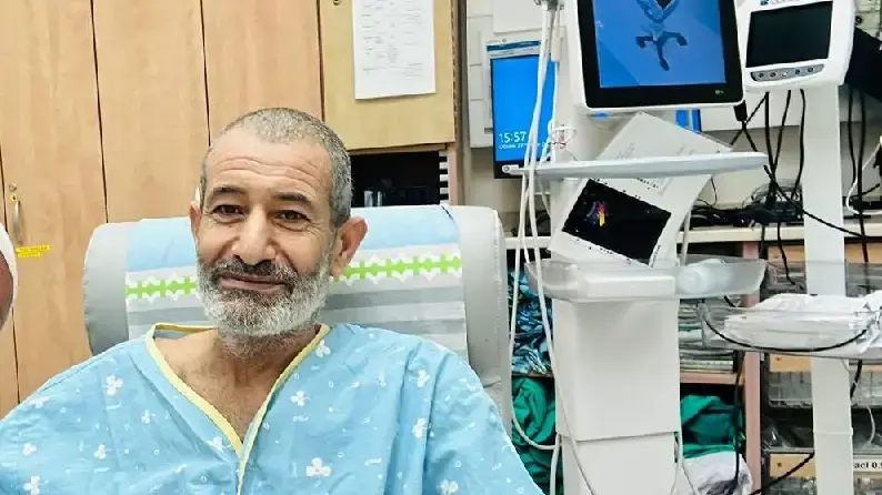 תמונה ראשונה של החטוף פראחן קאדי בסורוקה לאחר חילוצו תמונה ראשונה של החטוף פראחן קאדי בסורוקה לאחר חילוצו