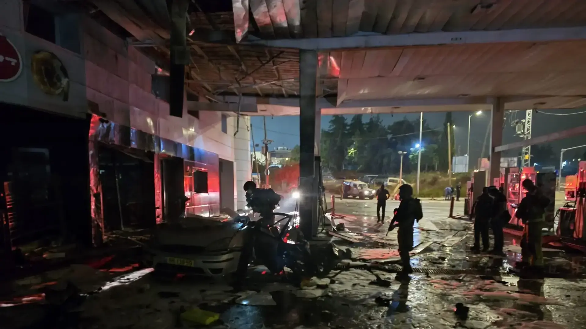 מכונית תופת התפוצצה בתחנת דלק בגוש עציון, 31 באוגוסט 2024 מכונית תופת התפוצצה בתחנת דלק בגוש עציון, 31 באוגוסט 2024
