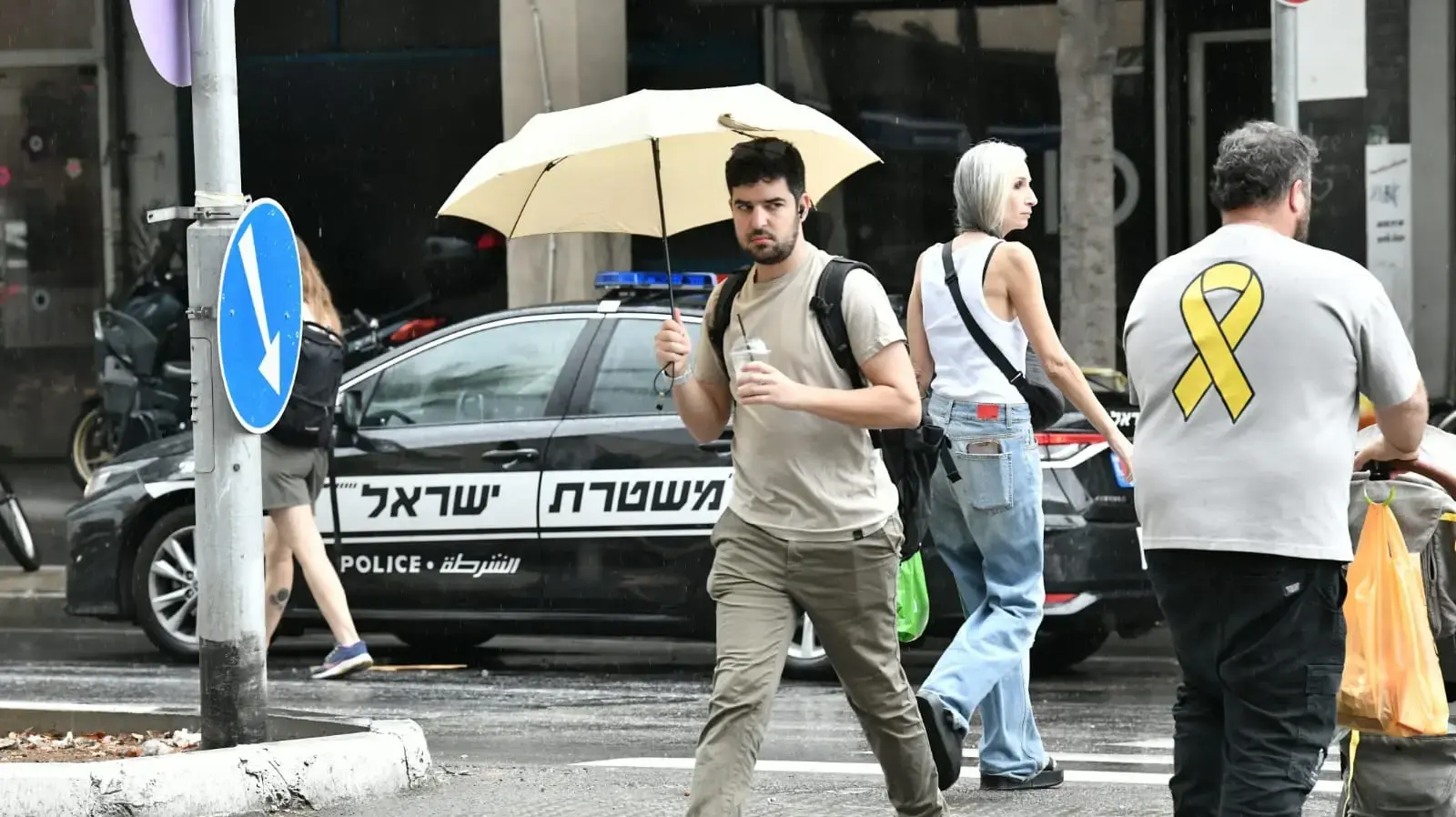 גשם בתל אביב, 1 בספטמבר 2024 גשם בתל אביב, 1 בספטמבר 2024