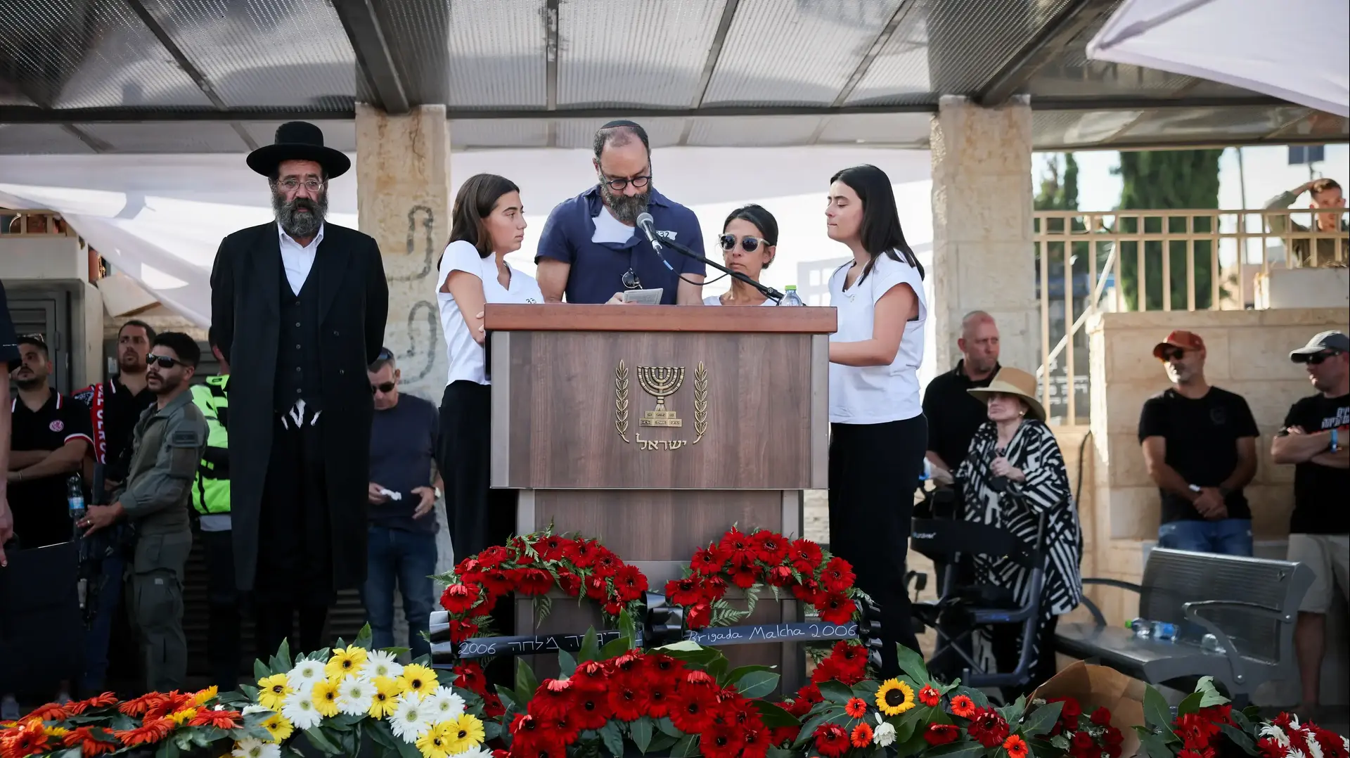 הלוויתו של הרש גולדברג פולין, גבעת שמואל, 2 בספטמבר 2024 הלוויתו של הרש גולדברג פולין, גבעת שמואל, 2 בספטמבר 2024