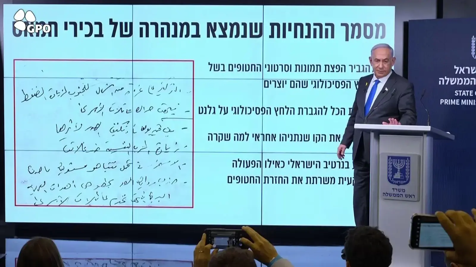 בנימין נתניהו ראש הממשלה במסיבת עיתונאיםף 2 בספטמבר 2024 בנימין נתניהו ראש הממשלה במסיבת עיתונאיםף 2 בספטמבר 2024