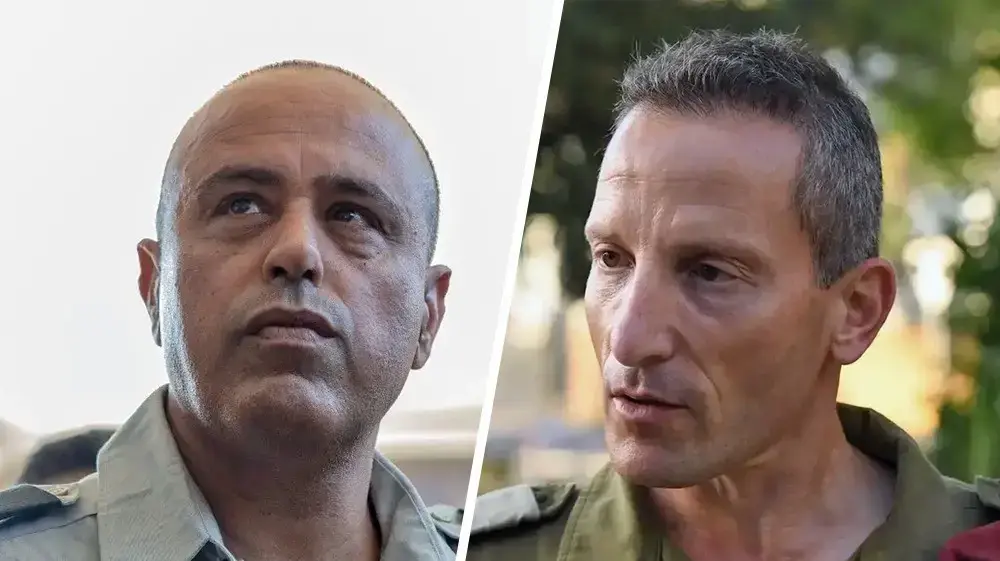 סגן הרמטכ"ל אמיר ברעם ומפקד זרוע היבשה תמיר ידעי סגן הרמטכ"ל אמיר ברעם ומפקד זרוע היבשה תמיר ידעי