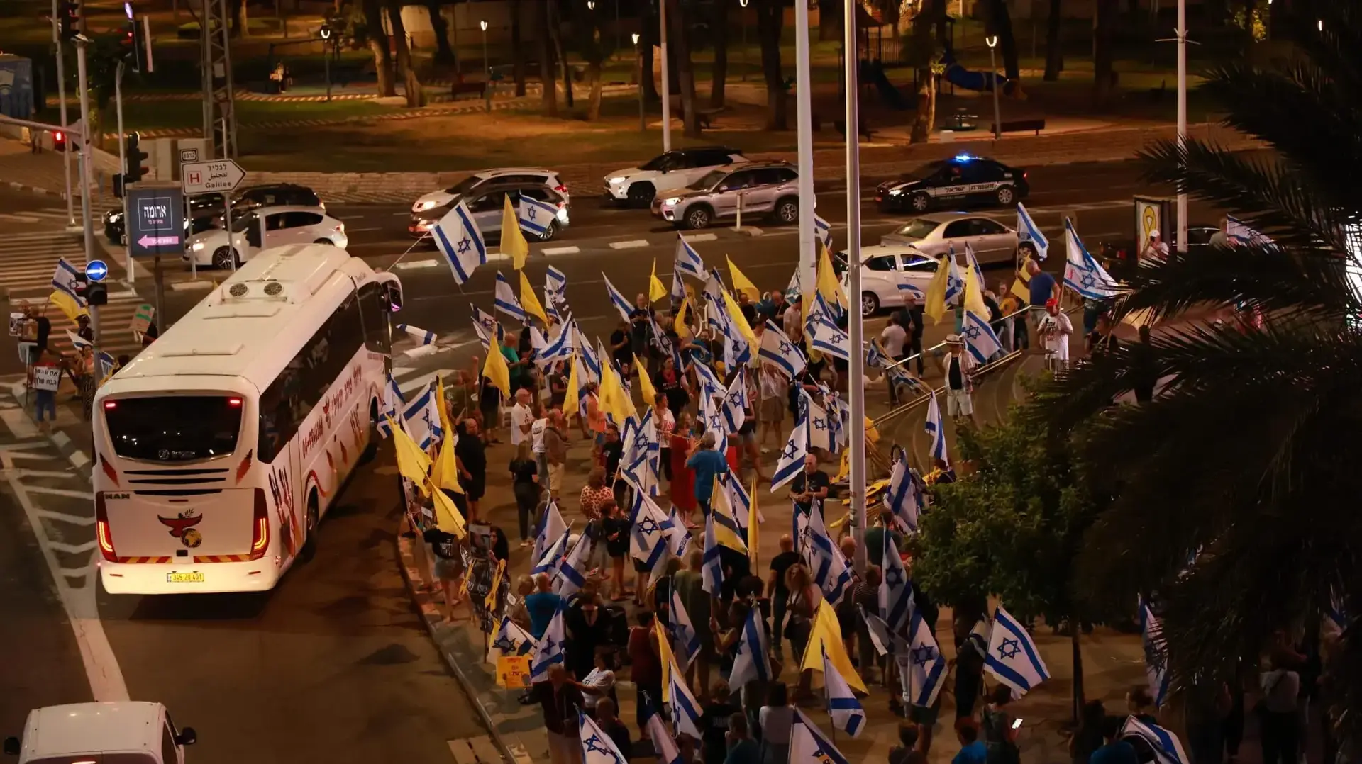 הפגנה למען החזרת החטופים, צומת נהריה, 7 בספטמבר 2024 הפגנה למען החזרת החטופים, צומת נהריה, 7 בספטמבר 2024