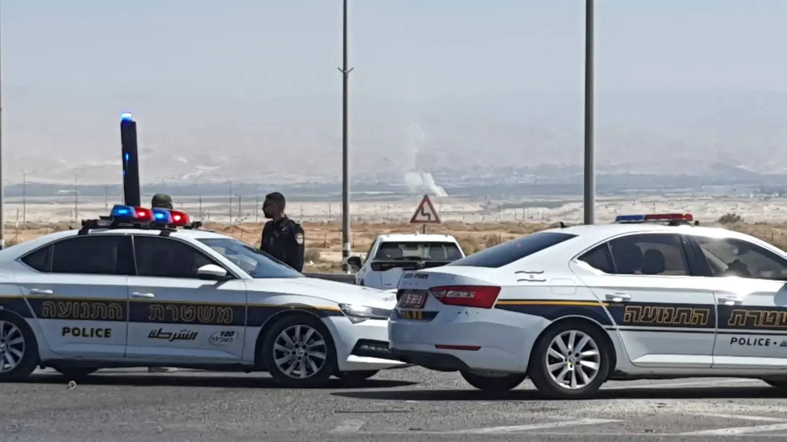זירת הפיגוע במעבר אלנבי, בקעת הירדן, 8 בספטמבר 2024 זירת הפיגוע במעבר אלנבי, בקעת הירדן, 8 בספטמבר 2024