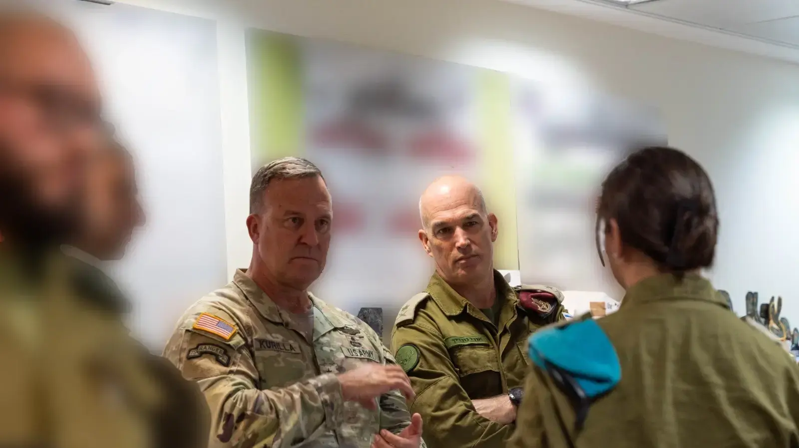 מייקל אריק קורילה בישראל, ונפגש להערכת מצב עם ראש המטה הכללי, רב-אלוף הרצי הלוי.  9 בספטמבר 2024