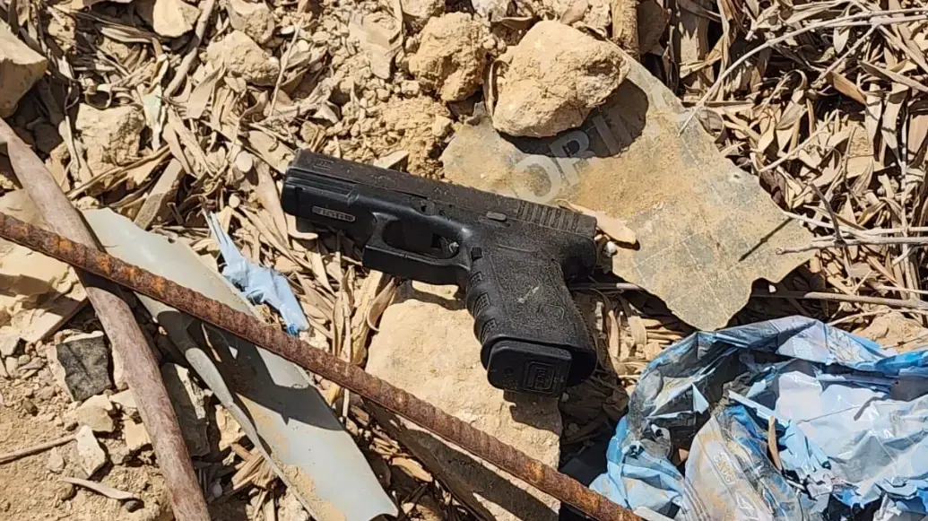 אקדח שאותר בדרום אקדח שאותר בדרום