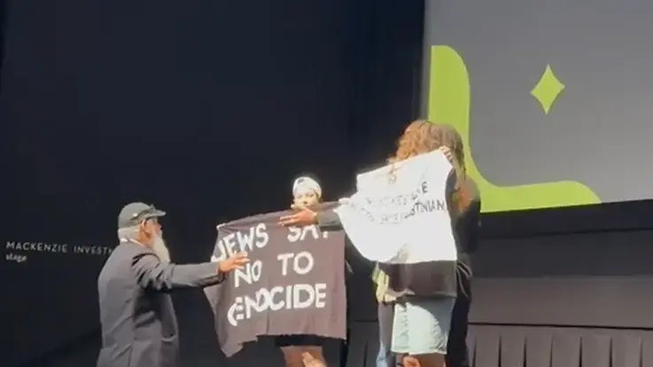 מחאה פרו פלסטינית פסטיבל טורונטו