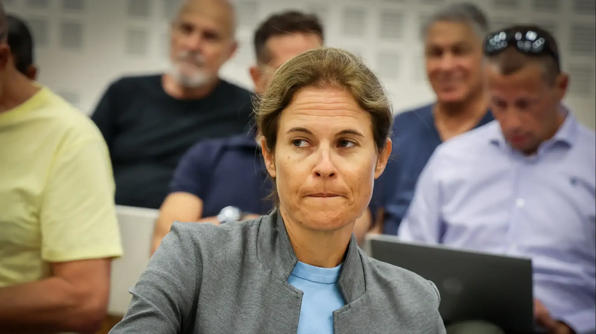 שקמה ברסלר בדיון הקדם משפט נגד טלי גוטליב, בימ"ש מחוזי מרכז .17 בספטמבר 2024