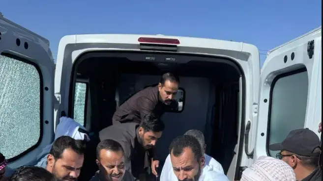 השיירה שמעבירה את גופת המחבל שביצע את הפיגוע במעבר אלנבי.17 בספטמבר 2024 השיירה שמעבירה את גופת המחבל שביצע את הפיגוע במעבר אלנבי.17 בספטמבר 2024