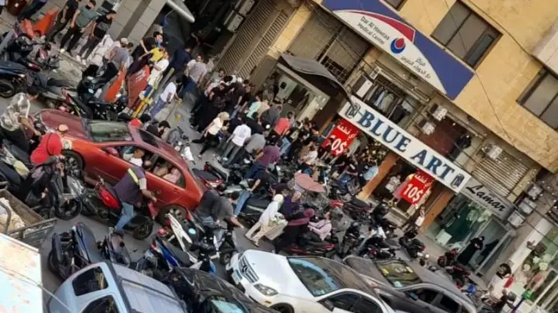 זירת תקיפת מכשירי קשר בבדאחיה, לבנון. 17 בספטמבר 2024 זירת תקיפת מכשירי קשר בבדאחיה, לבנון. 17 בספטמבר 2024
