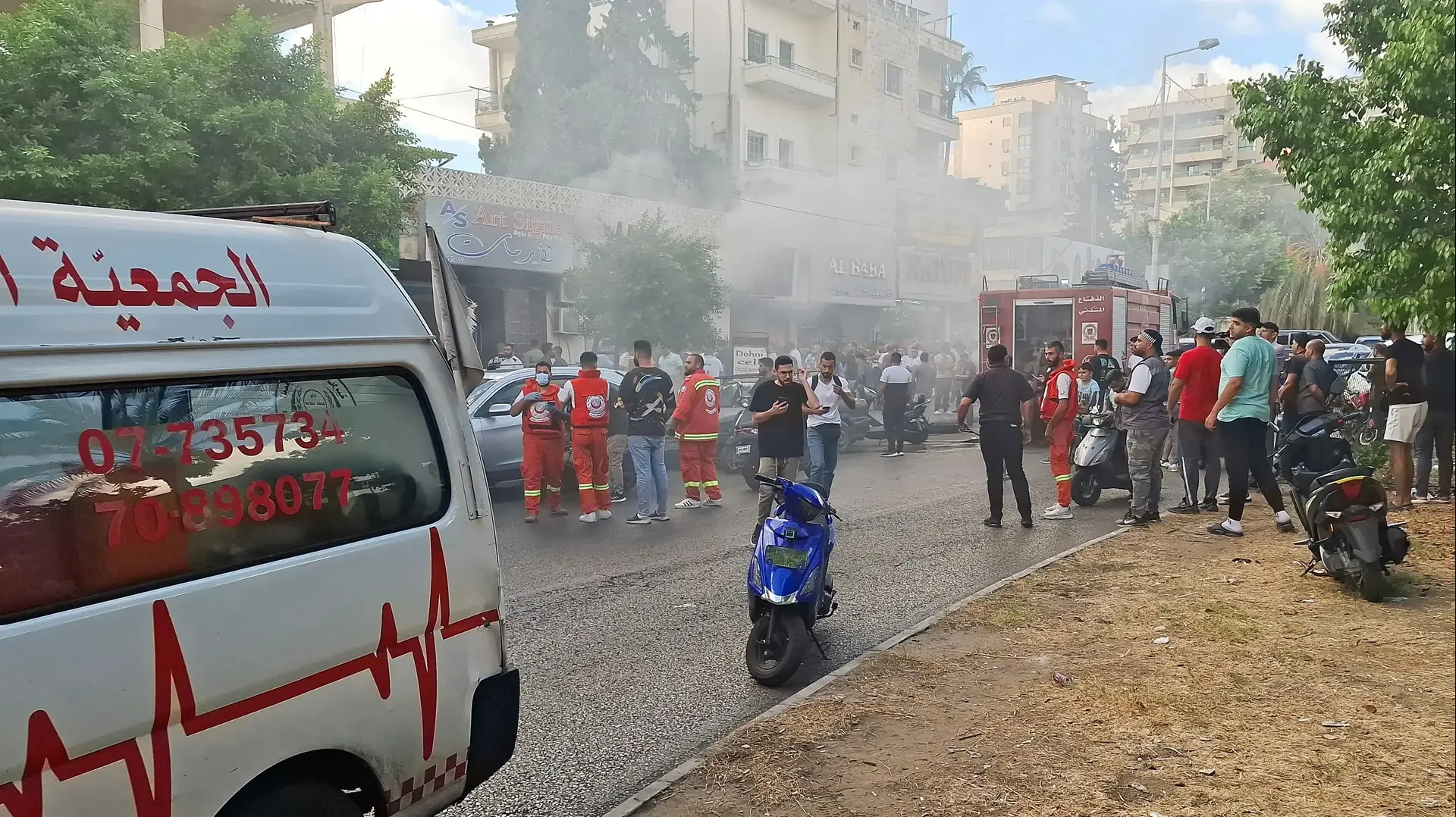 פיצוצי מכשירי קשר בלבנון.18 בספטמבר 2024 פיצוצי מכשירי קשר בלבנון.18 בספטמבר 2024