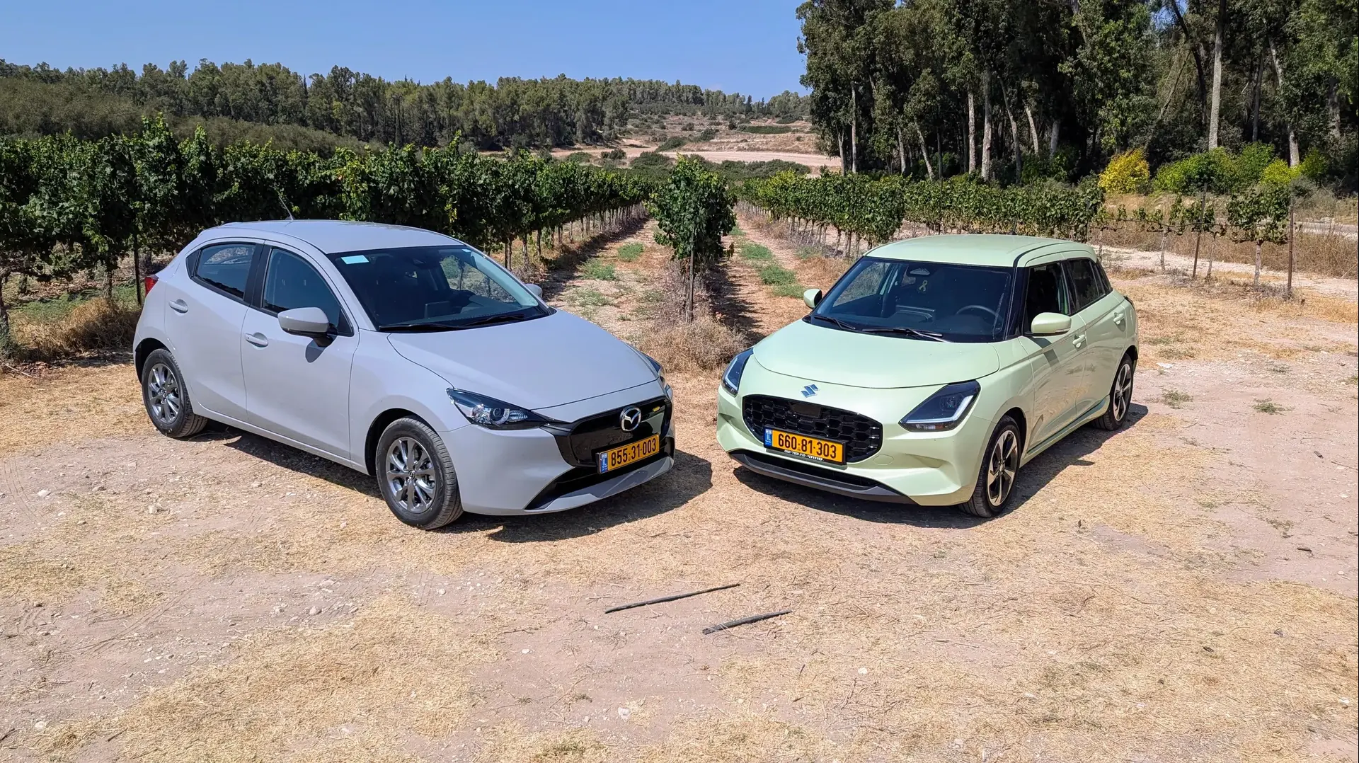 מבחן השוואתי: סוזוקי סוויפט מול מאזדה 2 מבחן השוואתי: סוזוקי סוויפט מול מאזדה 2