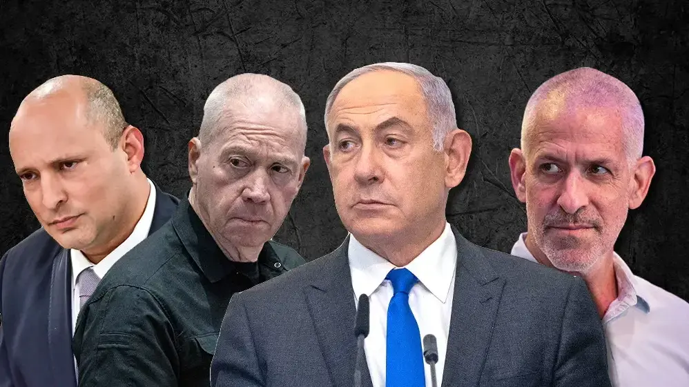 רונן בר, בנימין נתניהו, יואב גלנט, בנט רונן בר, בנימין נתניהו, יואב גלנט, בנט