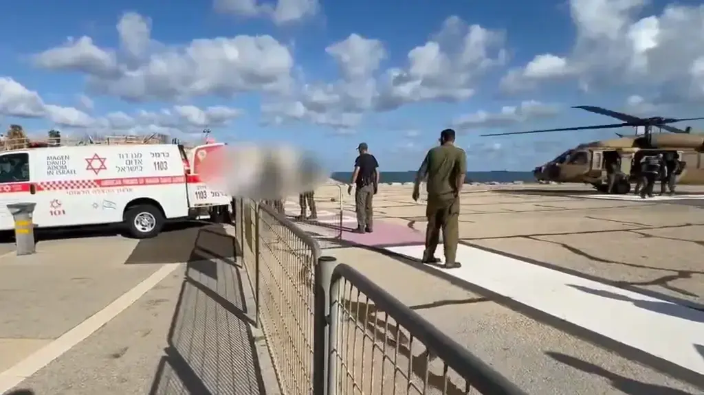 פינוי מוסק של פצועים מפגיעה ברכס רמים לבי"ח רמב"ם, 19 בספטמבר 2024